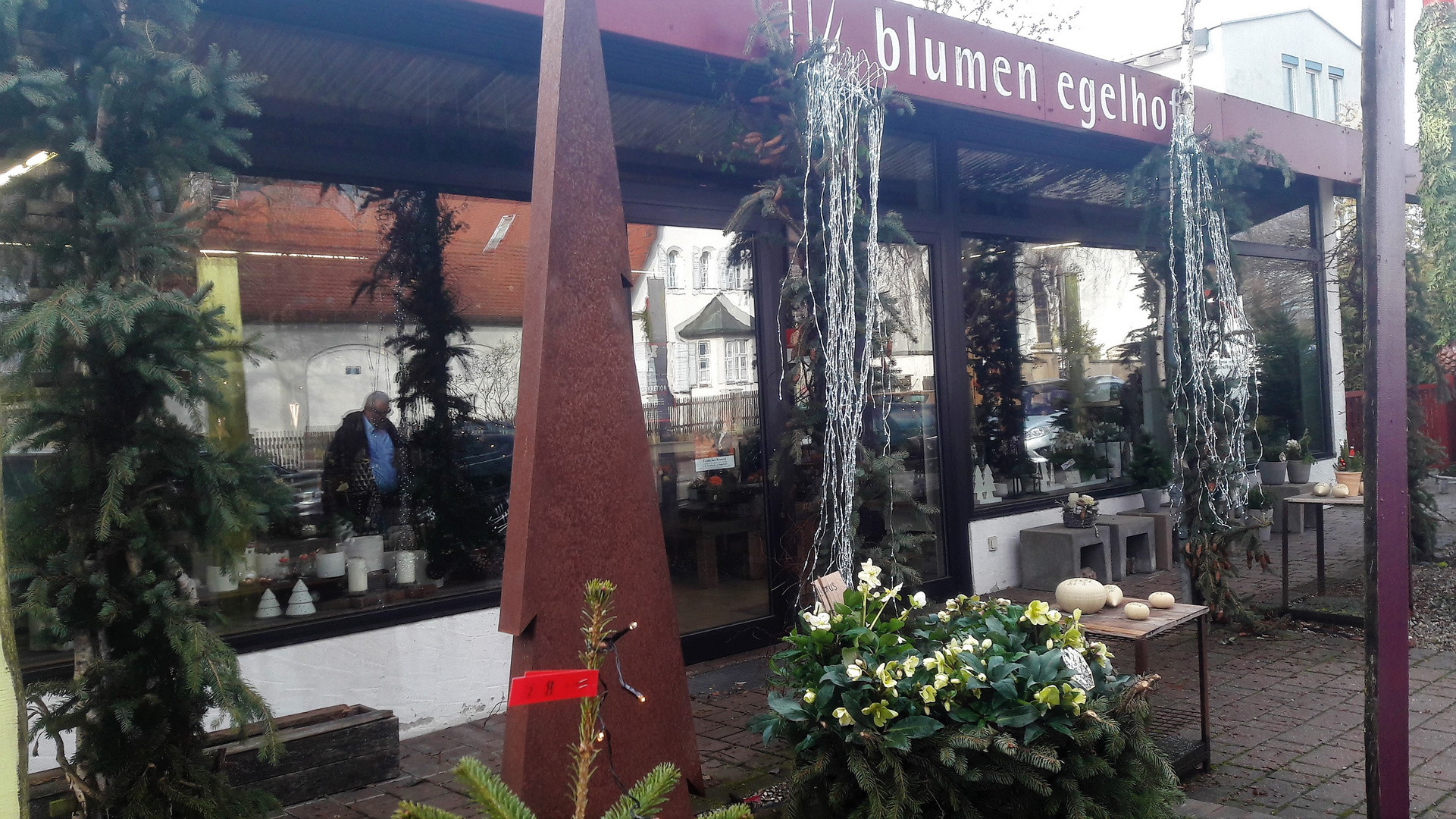 Spiegeltag :Blumenladen in Dinkelsbühl