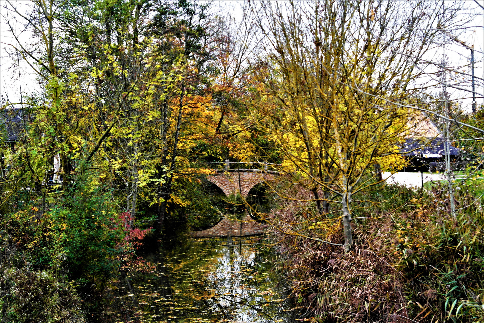 Spiegeltag Bogenbrücke Freilandmuseum Bad Windsheim