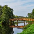 Spiegeltag: Brücke nahe Steinhuder Meer