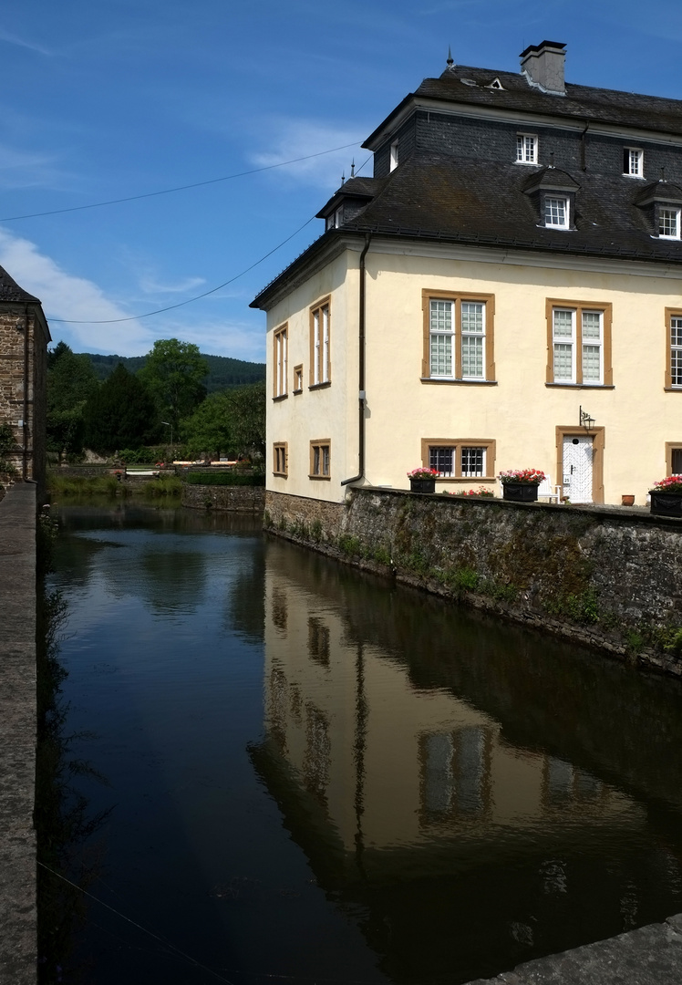 *Spiegeltag*  -  der Wassergraben...