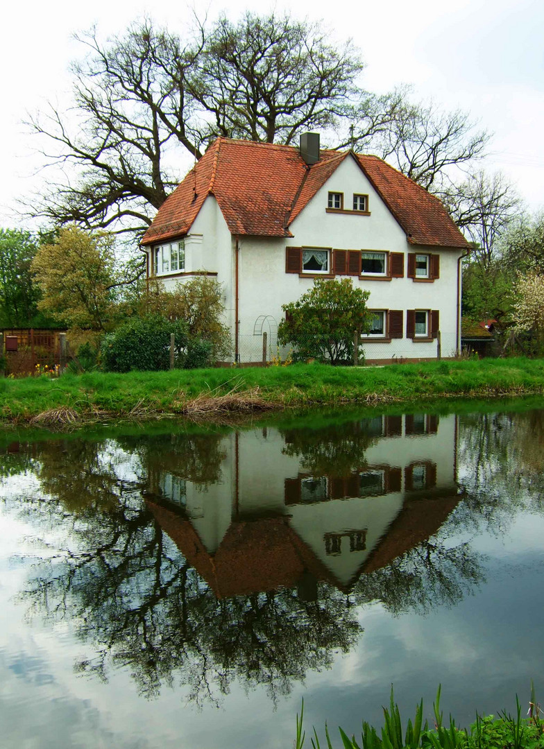 Spiegeltag- Doppelhaus