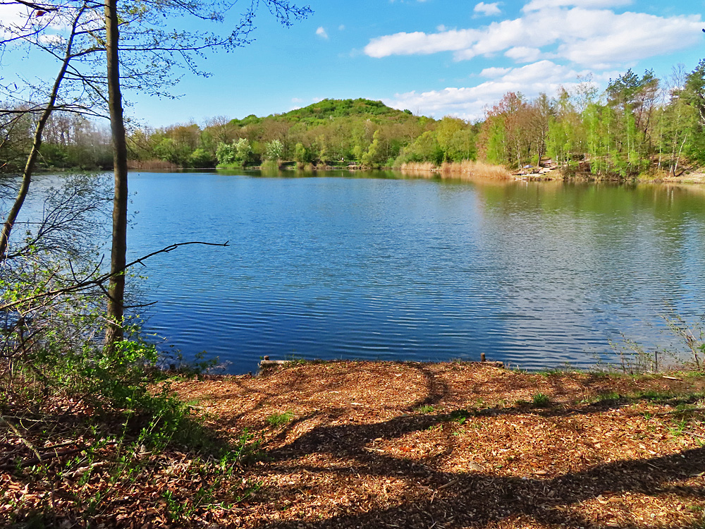 Spiegeltag: Ein See in der Nähe