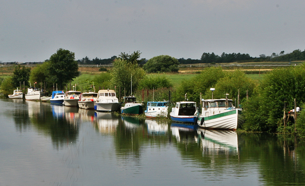 Spiegeltag: Hafen von Ribe