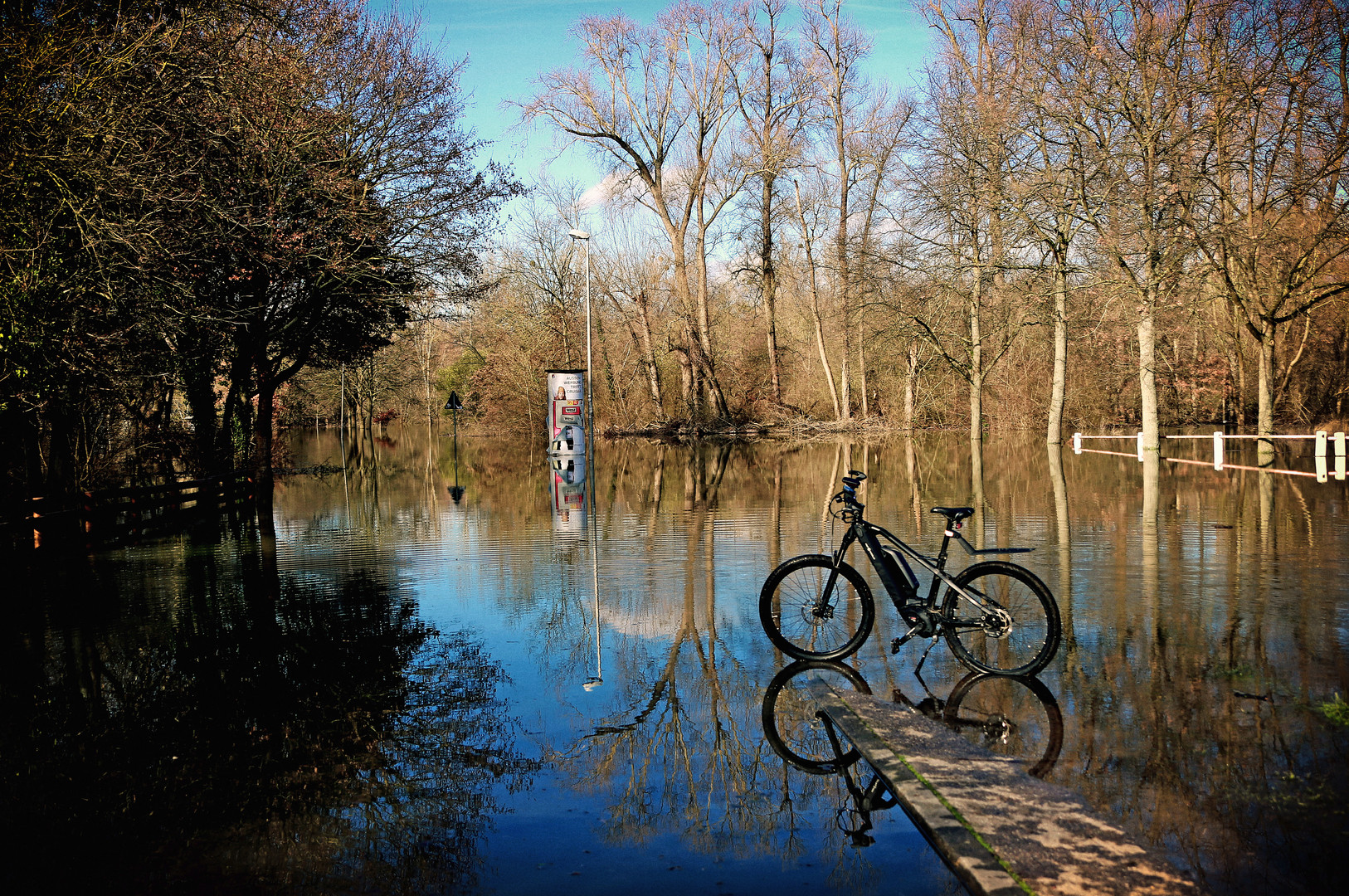 Spiegeltag - Hochwasser - Stockstadt am Rhein 