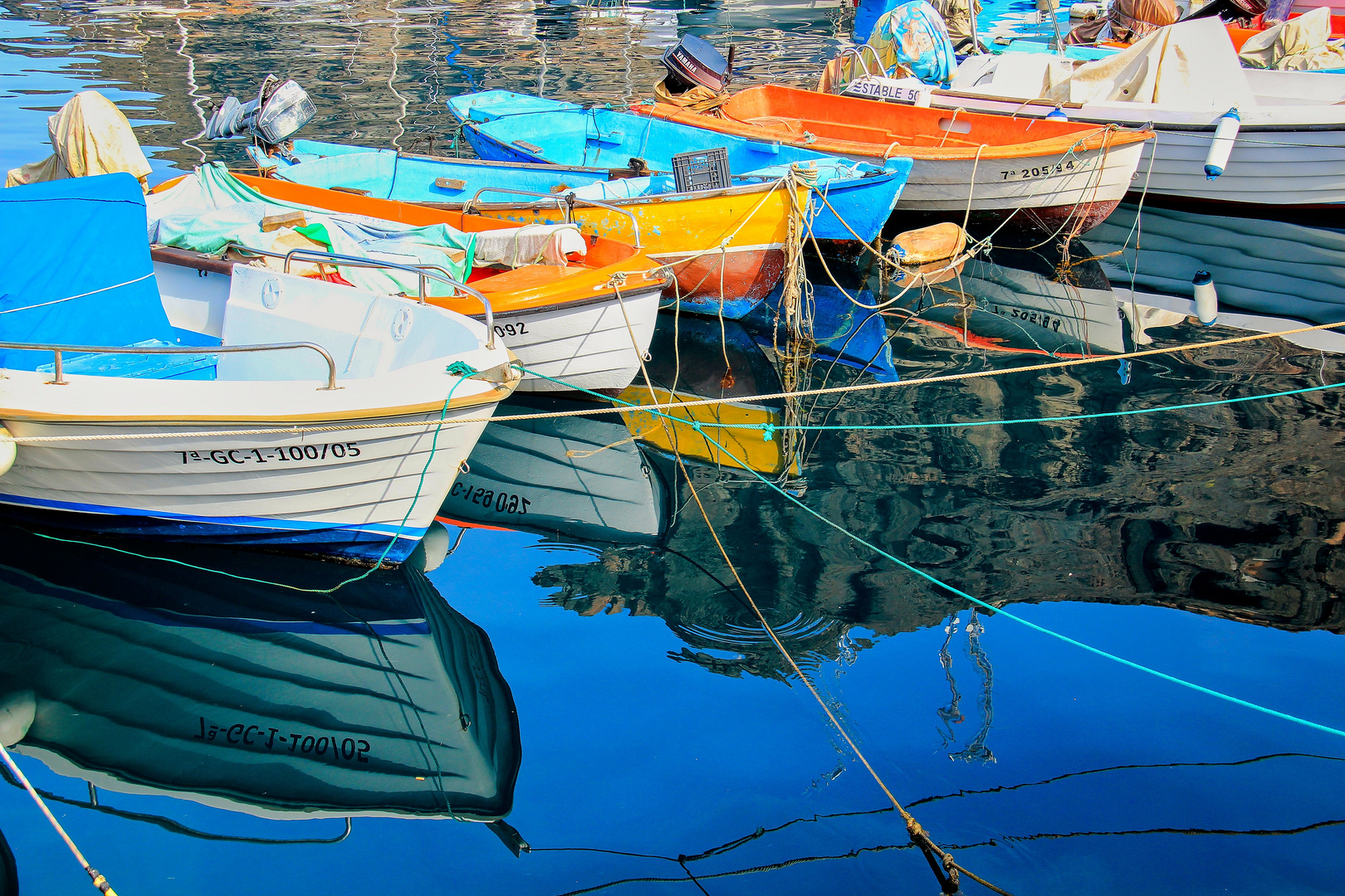 Spiegeltag im Hafen