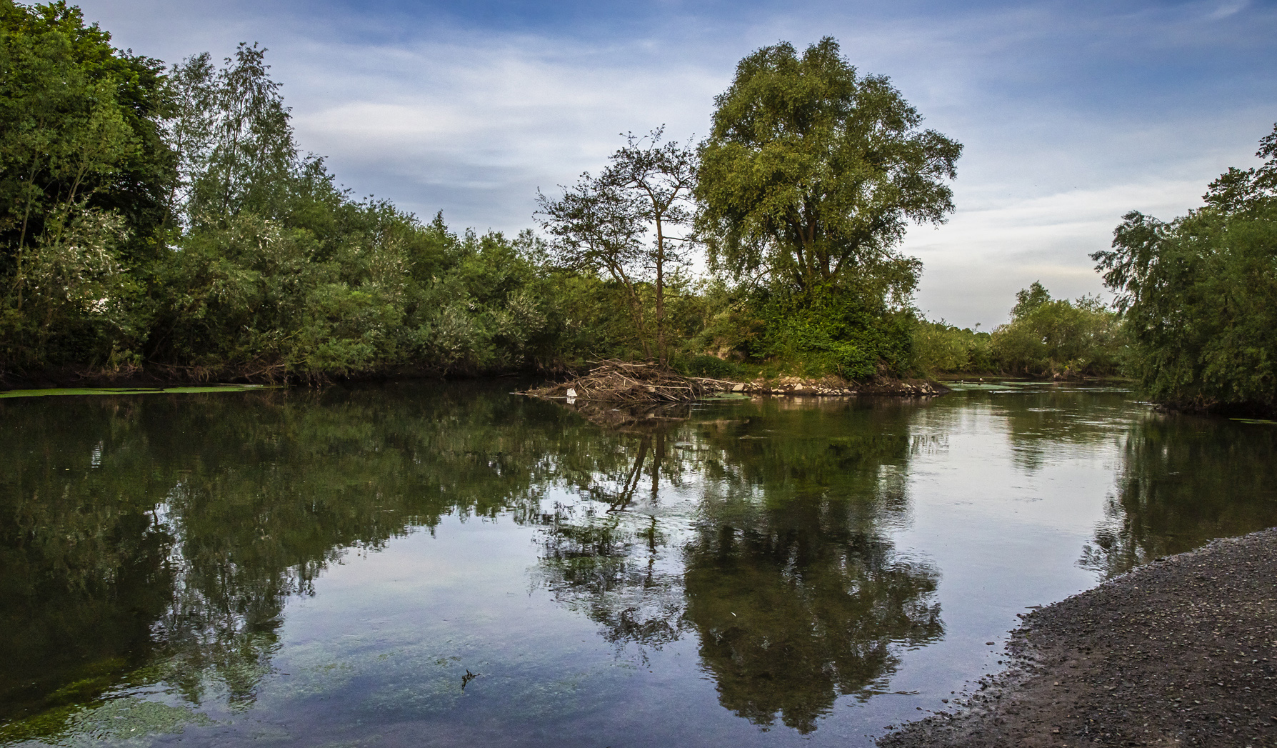 Spiegeltag - Insel in der Lippe