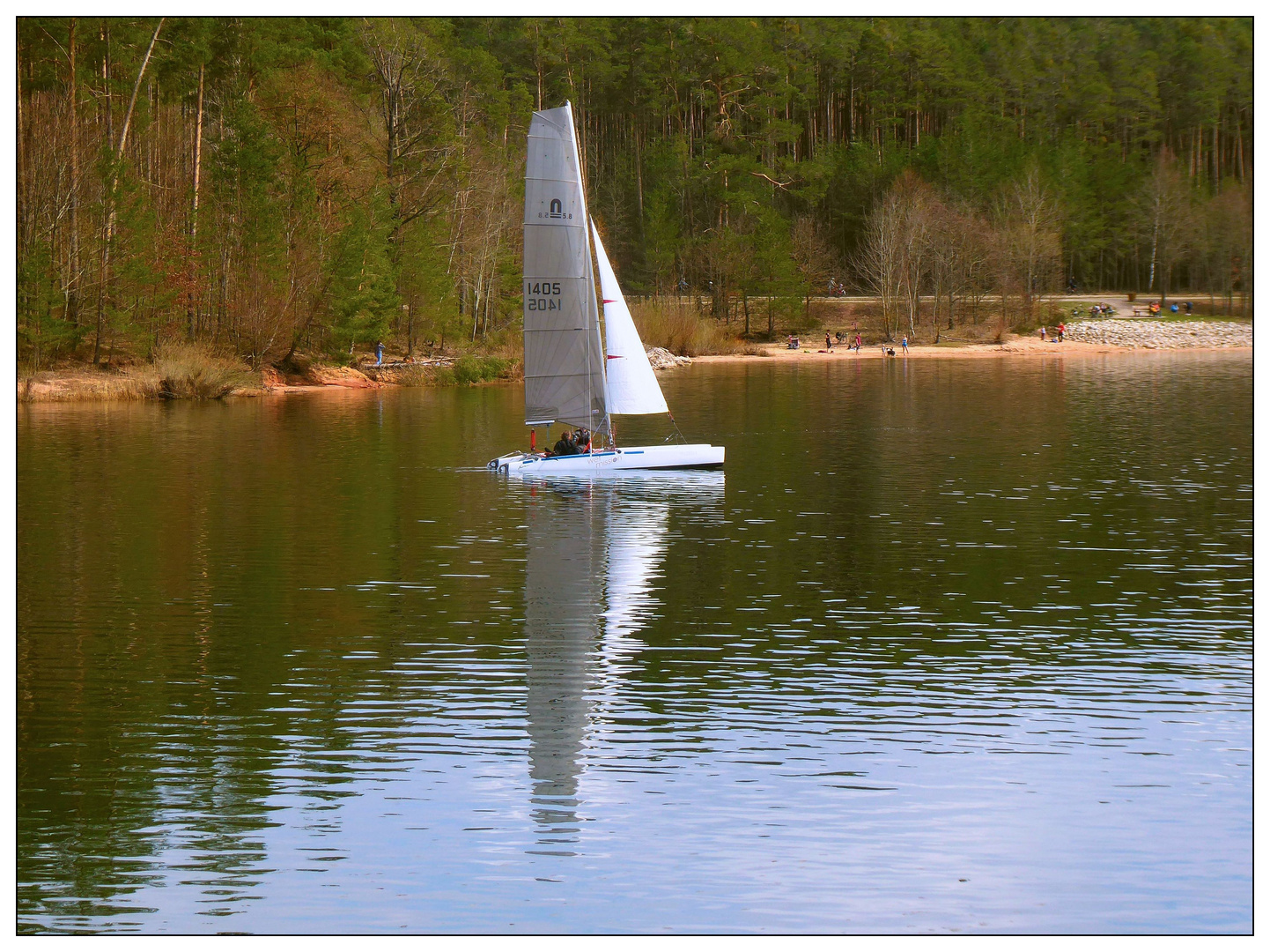 Spiegeltag- Katamaran im Kleinen Brombachsee