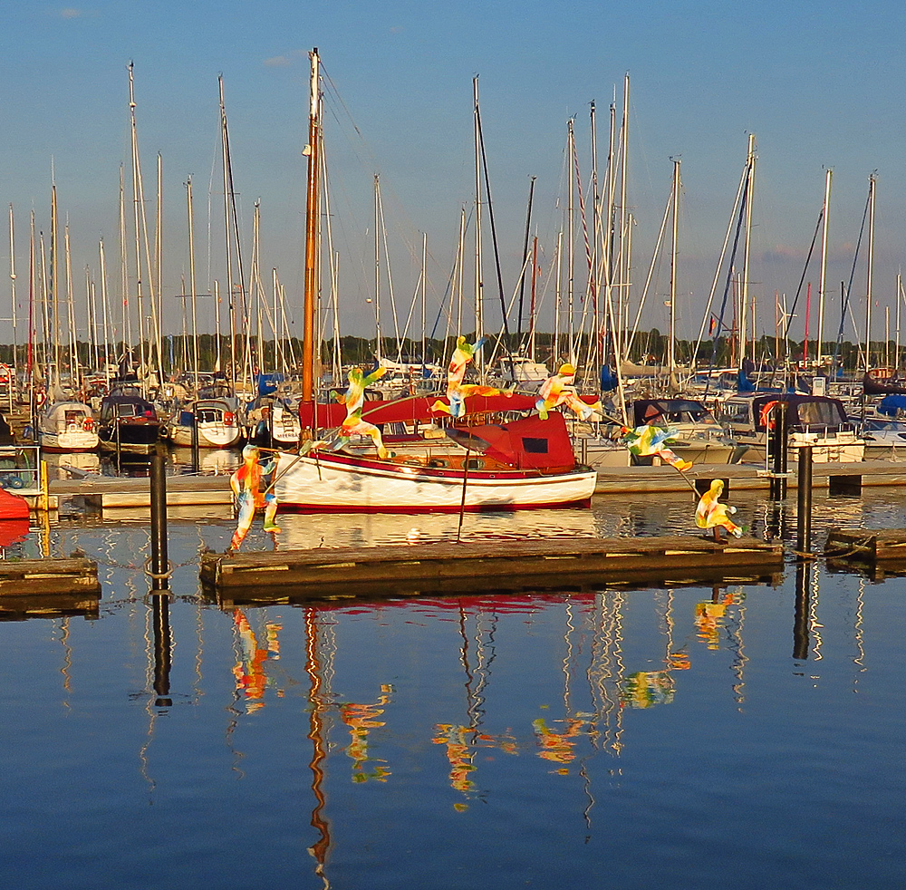 Spiegeltag: Kunst am/im Hafen von Schleswig