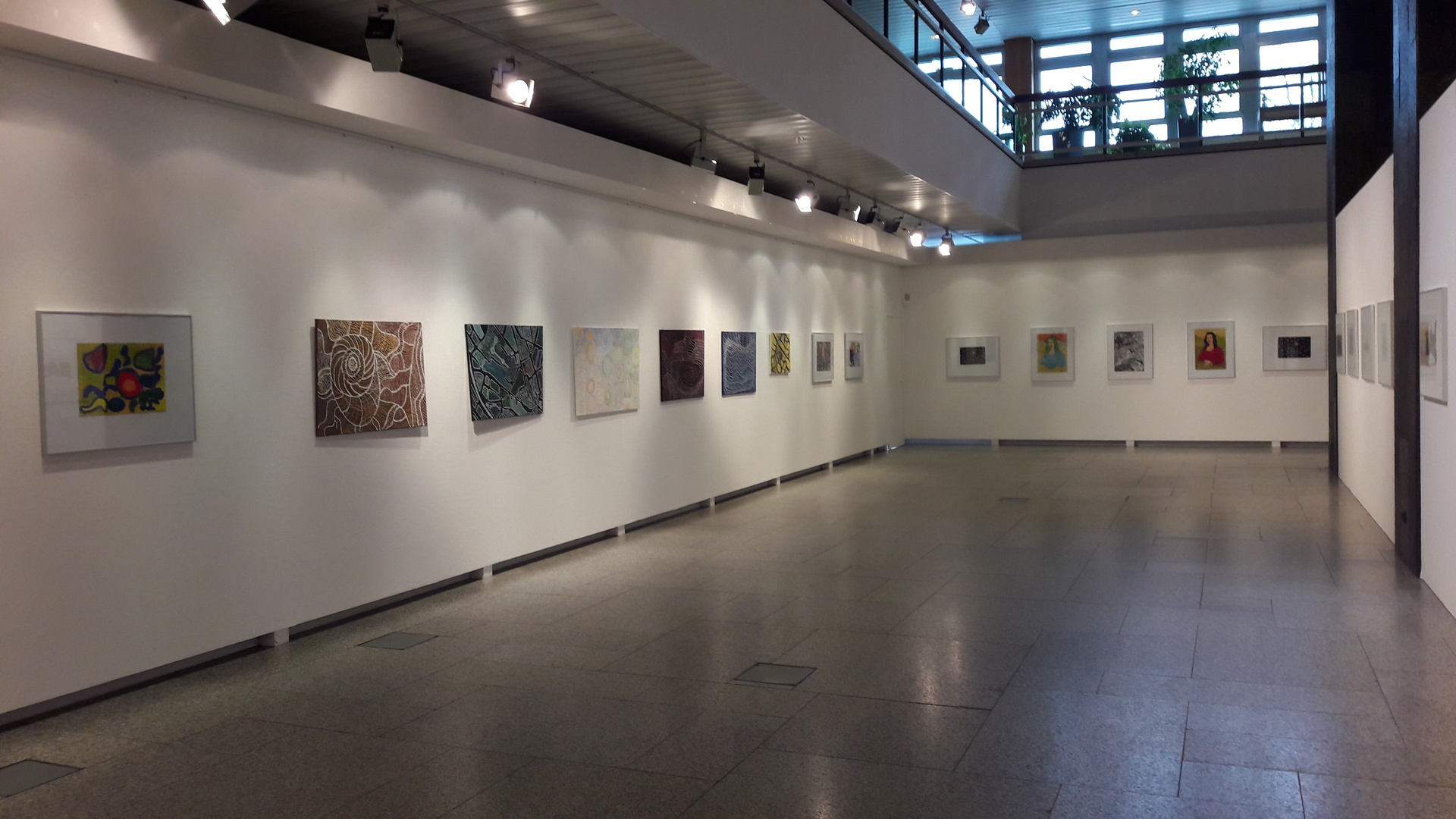 Spiegeltag  Lichtspiegelungen in der Kunstgalerie im Rathaus von Bayreuth