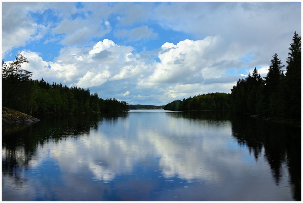 Spiegeltag - See - Sonne - Wolken - Regen