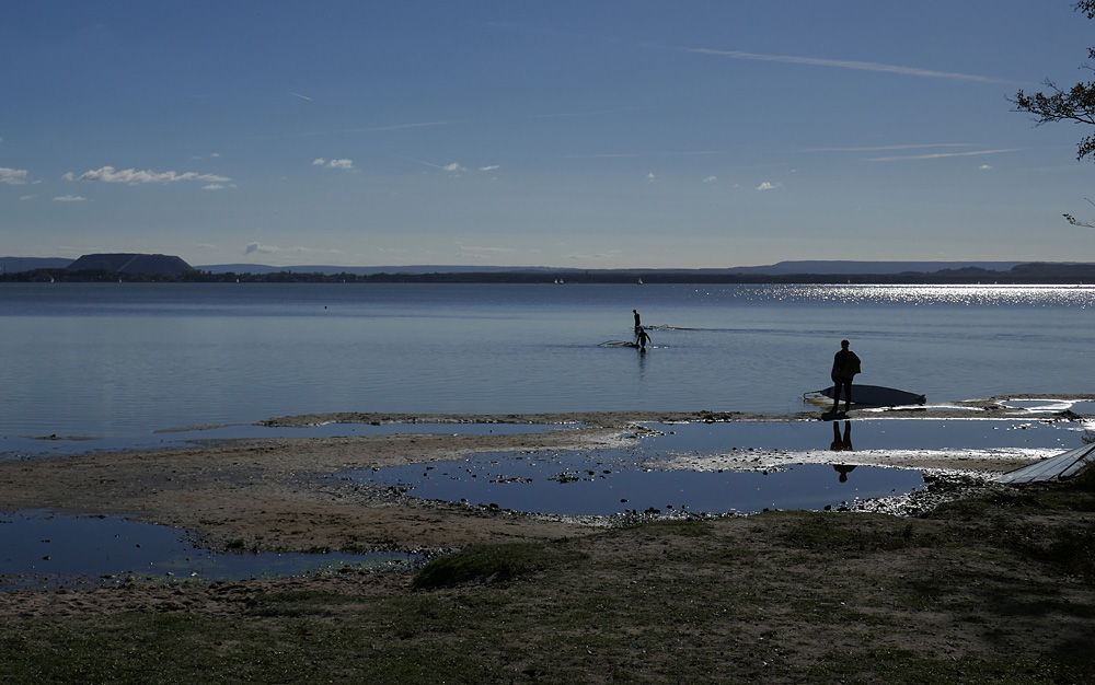 Spiegeltag: Steinhuder Meer am Abend