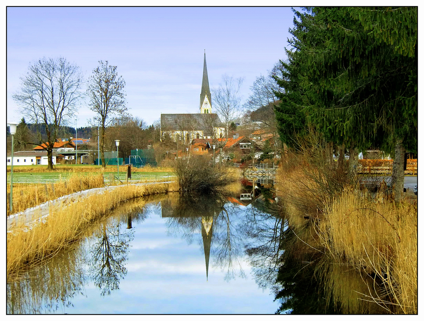 Spiegeltag- Winter in Schliersee