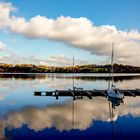 Spiegeltag - Wolken am Möhnesee