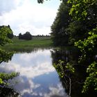 Spiegeltag :Wolken in meinem Lernschwimmteich