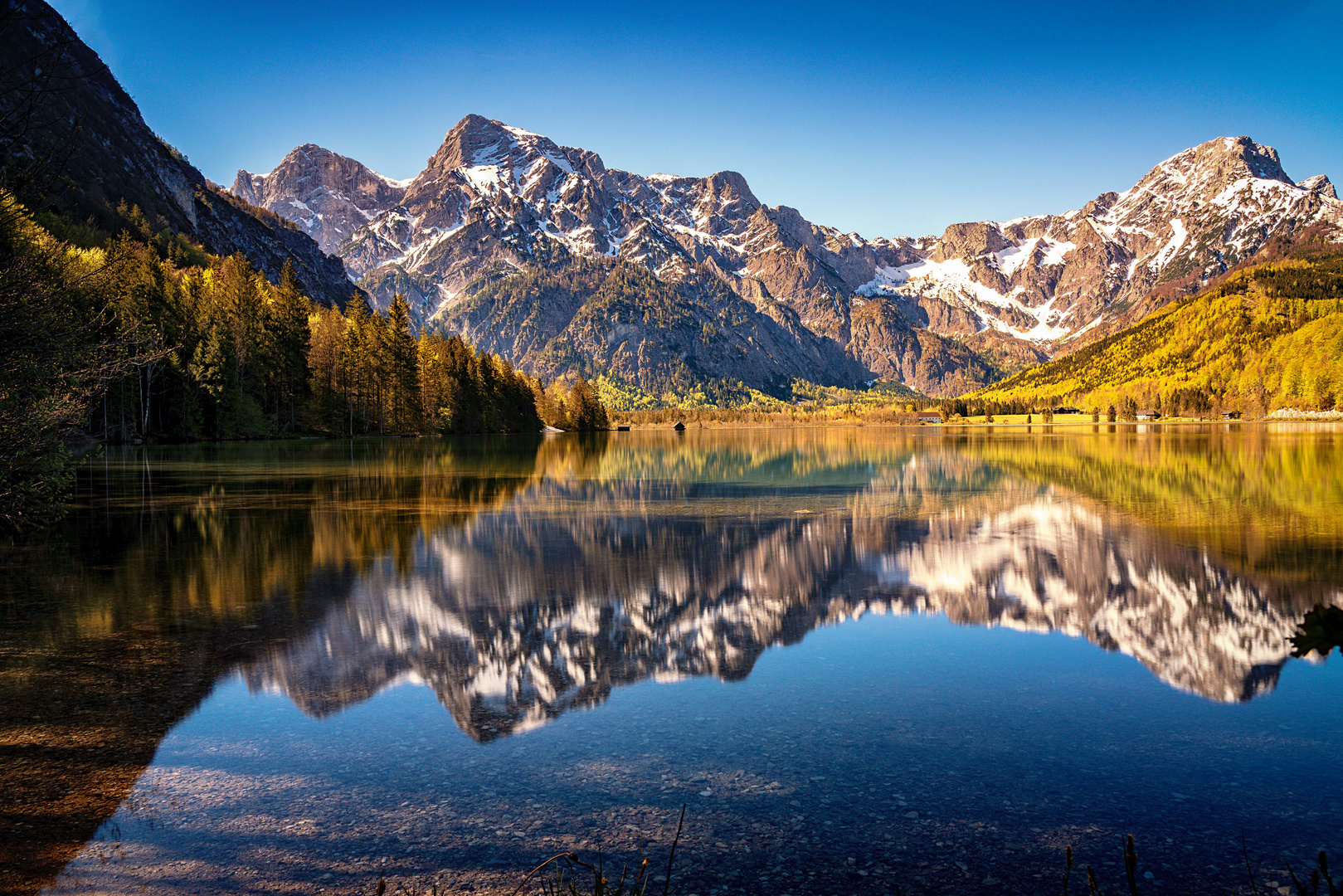 Spiegelung Almsee