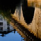 Spiegelung - Alte Lahn Brücke