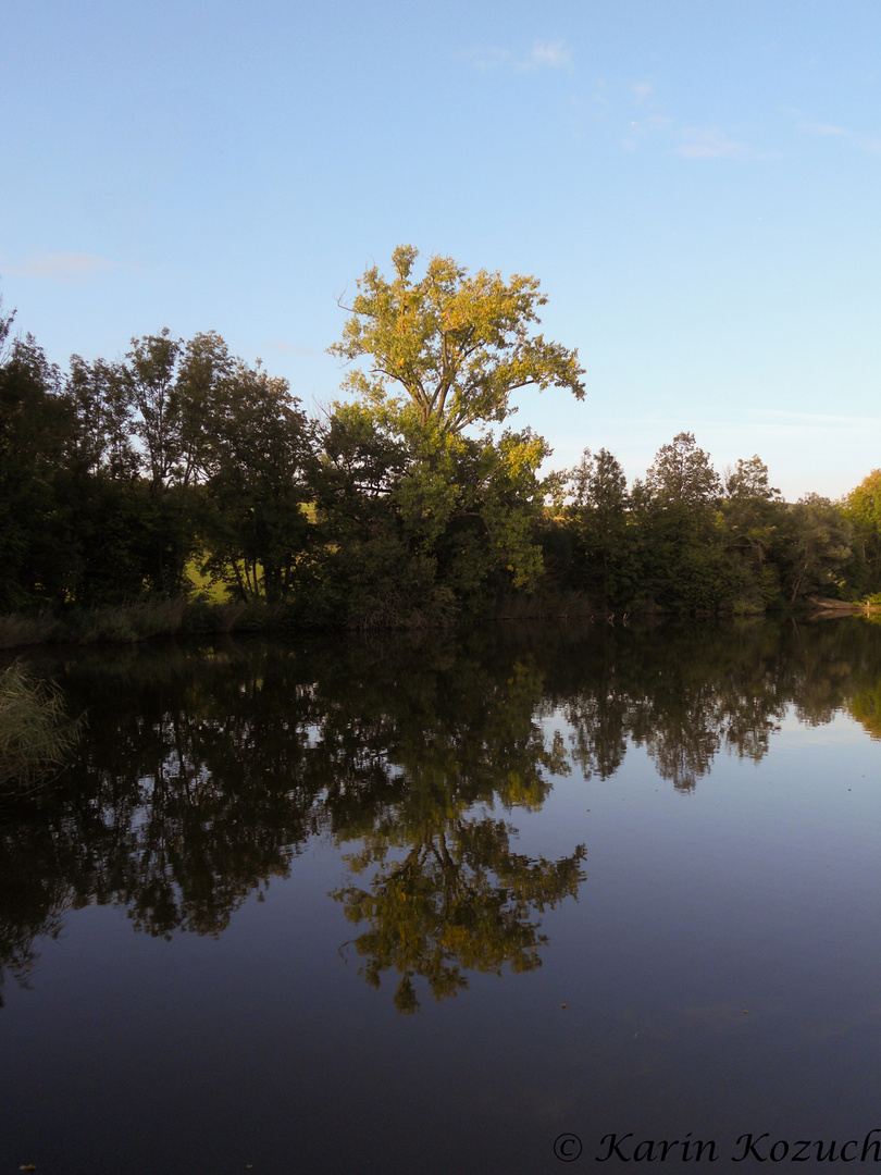 Spiegelung am Aalkistensee, Sept. 2015