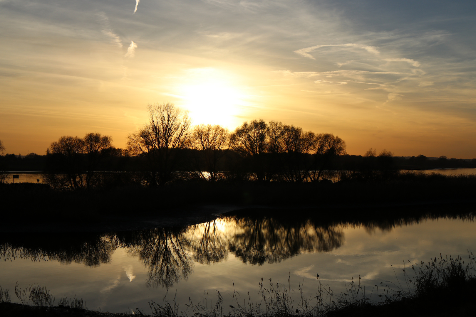 Spiegelung am Abend