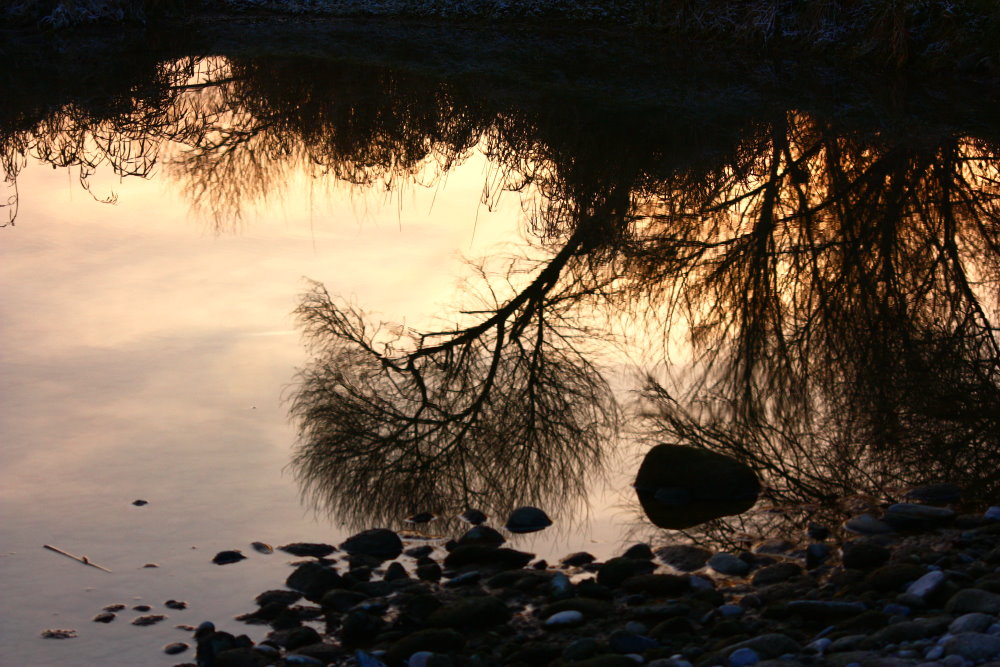 Spiegelung am Abend