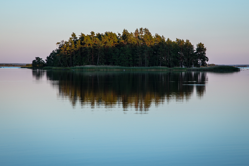 Spiegelung am Abend