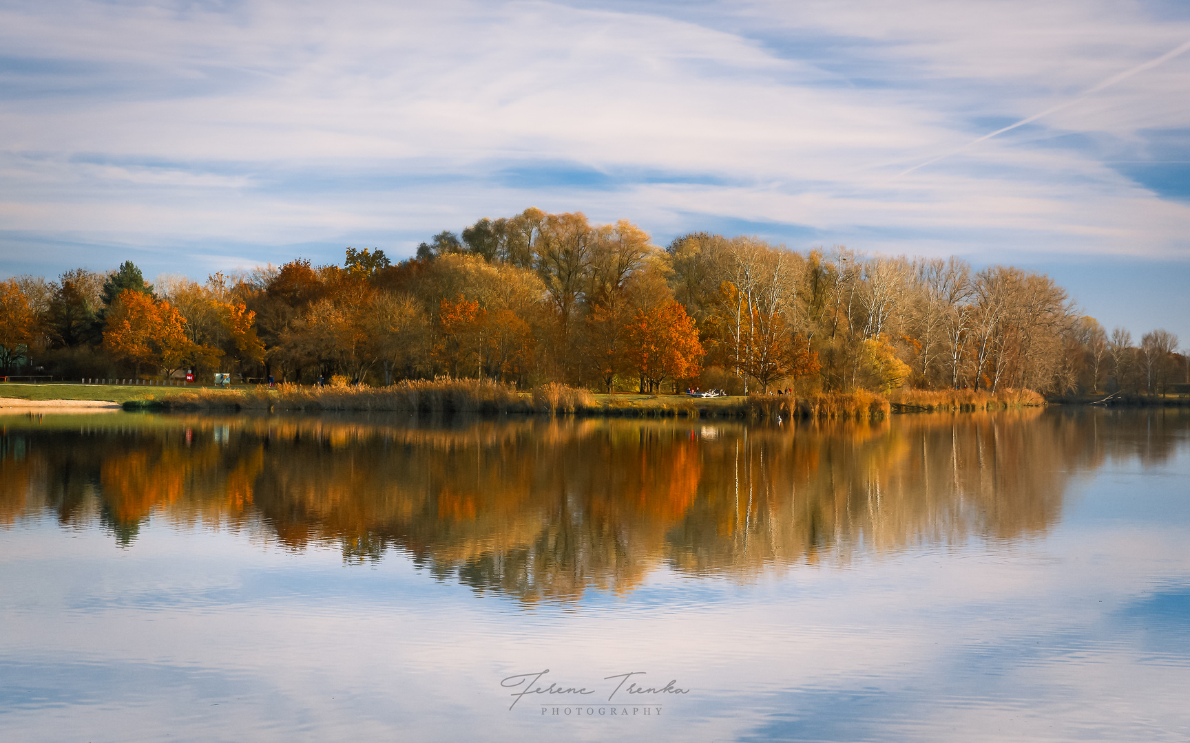 Spiegelung am Baggersee