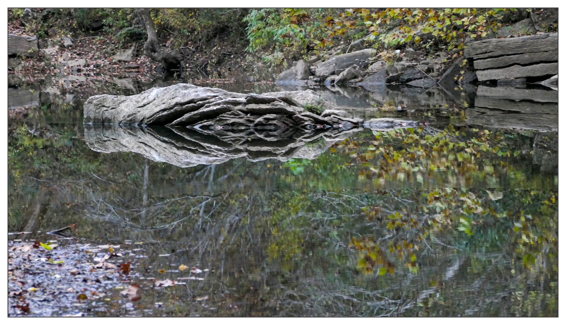 Spiegelung am Buffalo River