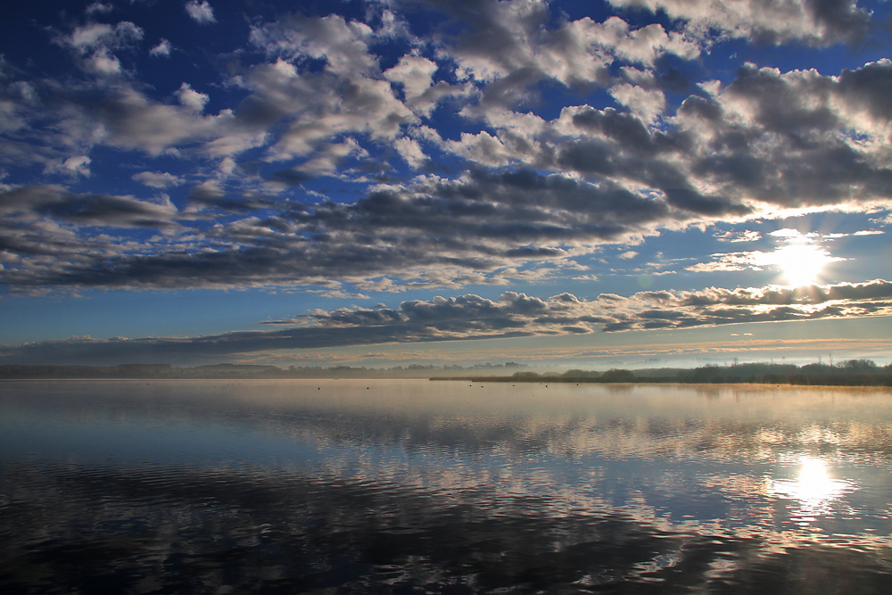 Spiegelung am Federsee