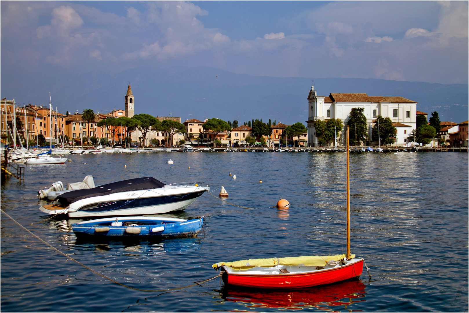 spiegelung am gardasee ...