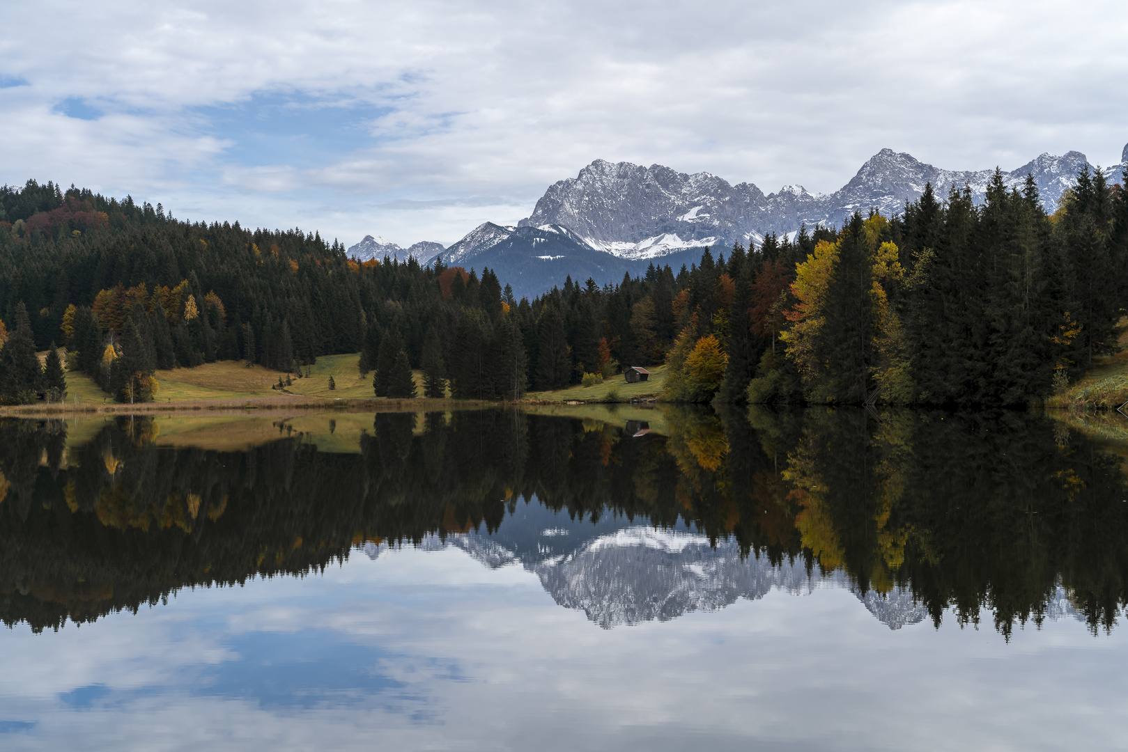 Spiegelung am Geroldsee