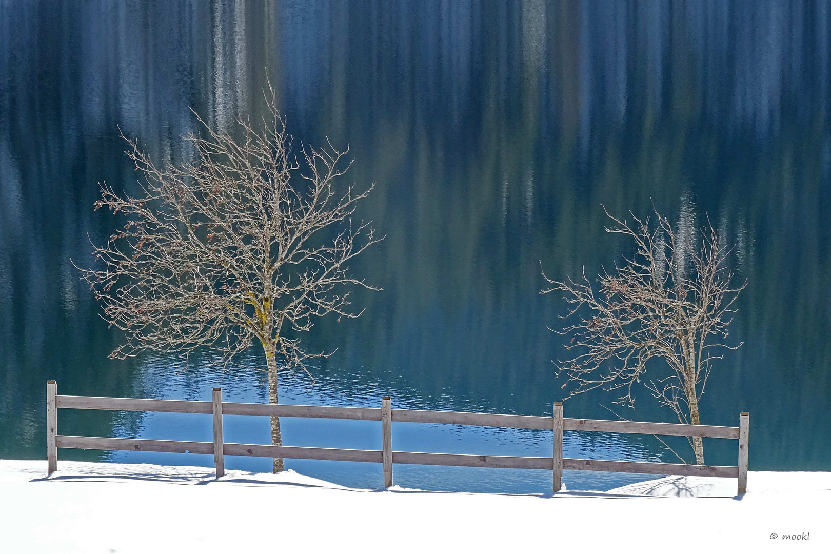 Spiegelung am Hintersteiner See