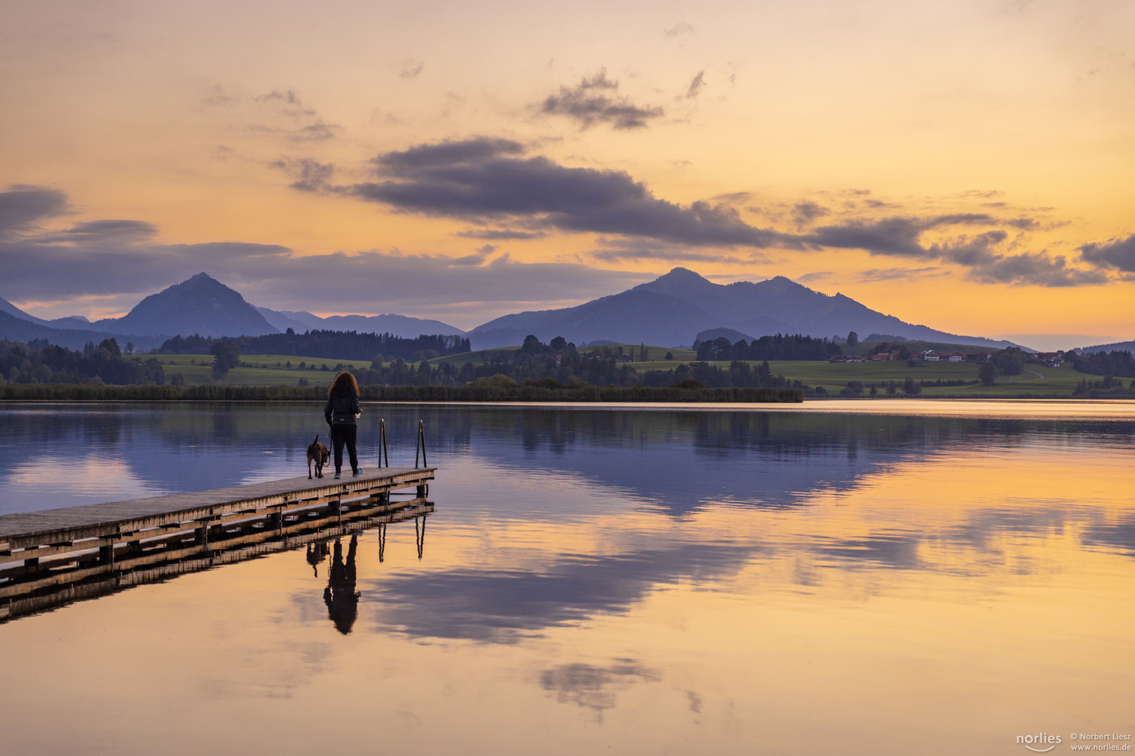 Spiegelung am Hopfensee