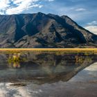 Spiegelung am Kluane Lake