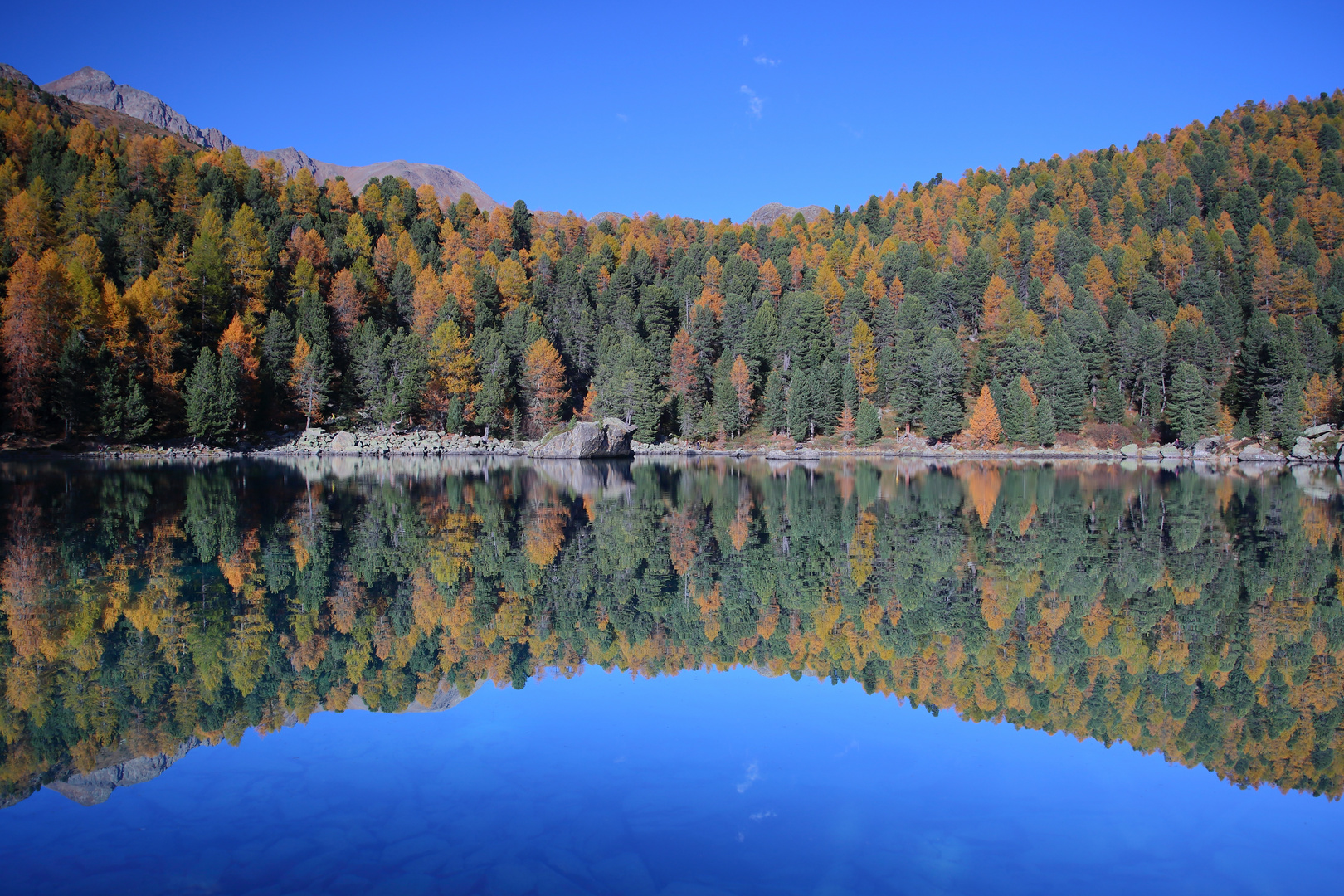 Spiegelung am Lago di Saoseo