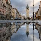 Spiegelung am Ludwigsplatz