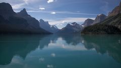 Spiegelung am Maligne Lake