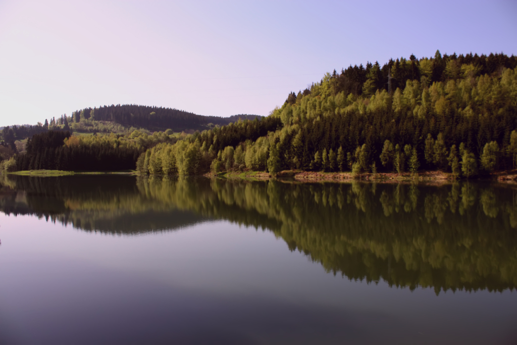 Spiegelung am morgen