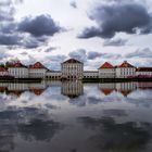 Spiegelung am Nymphenburger Schloss