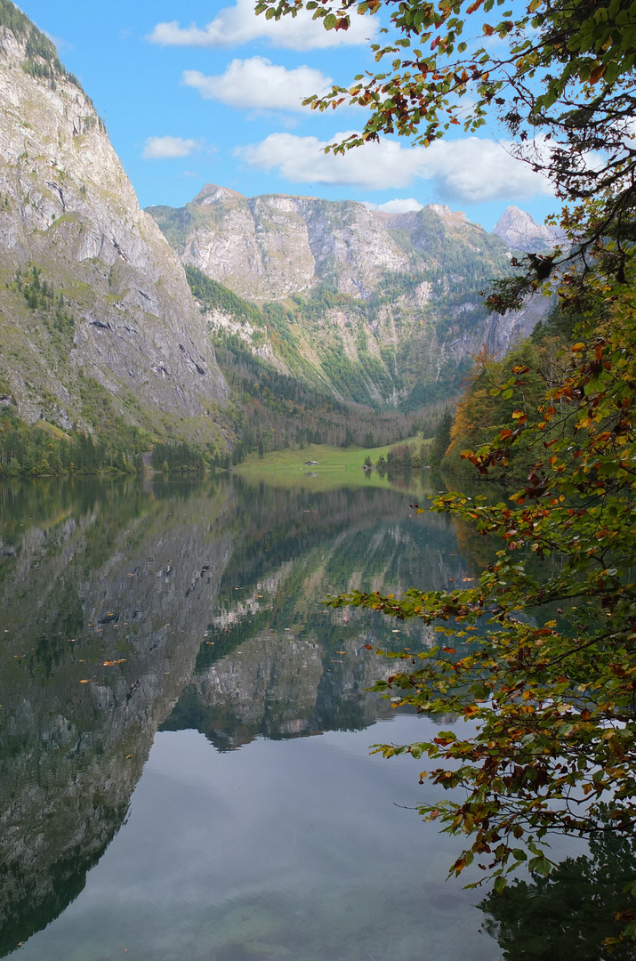 Spiegelung am Obersee vom Königssee II