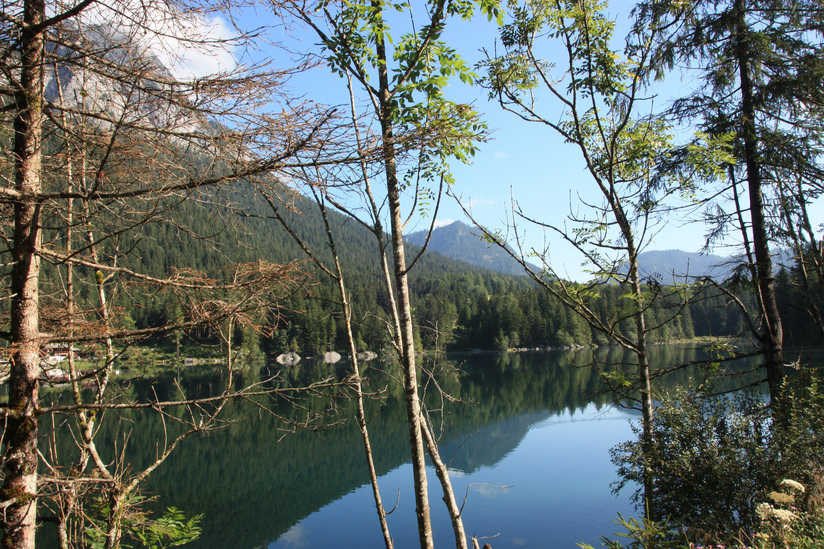 Spiegelung am Obersee/Berchtesgaden