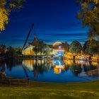 Spiegelung am Olympiapark München