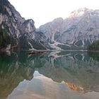 Spiegelung am Pragser Wildsee