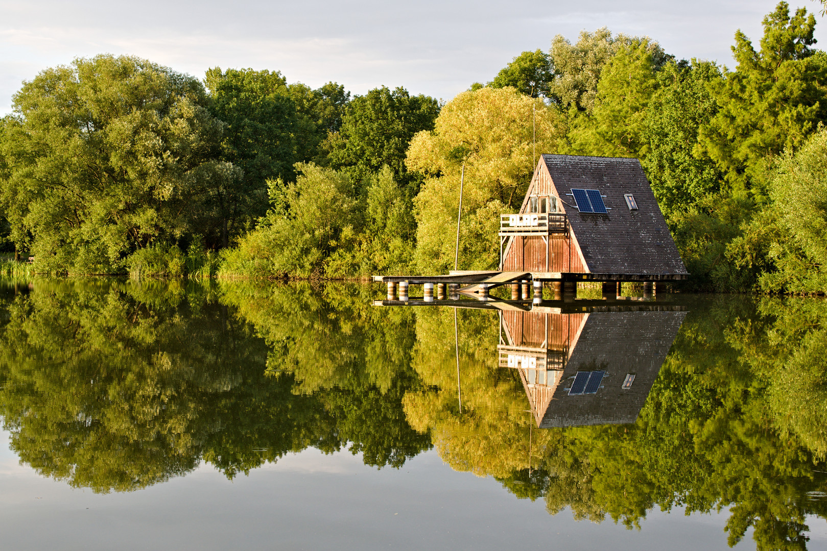 Spiegelung am See