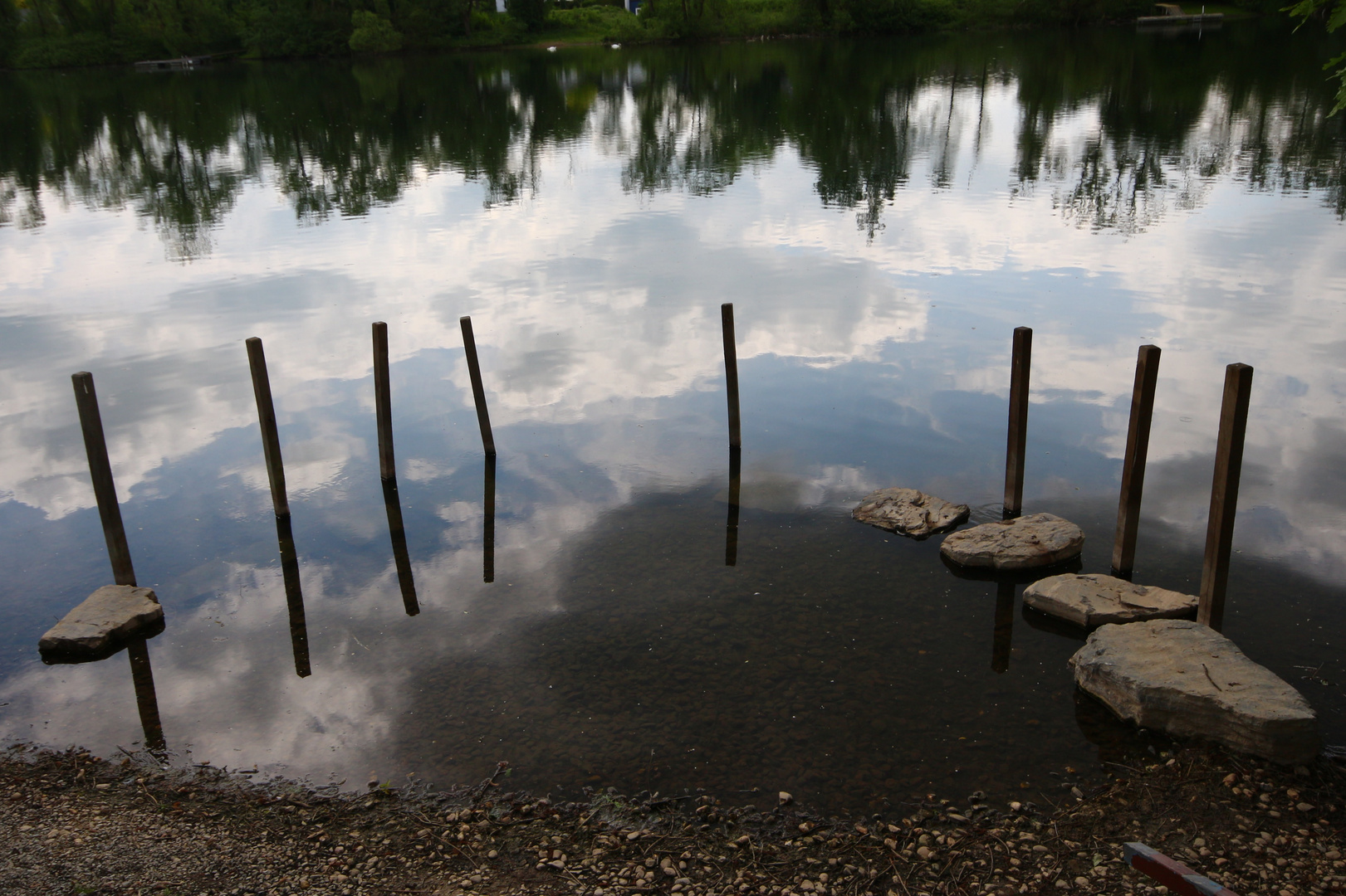 Spiegelung am sorpesee..