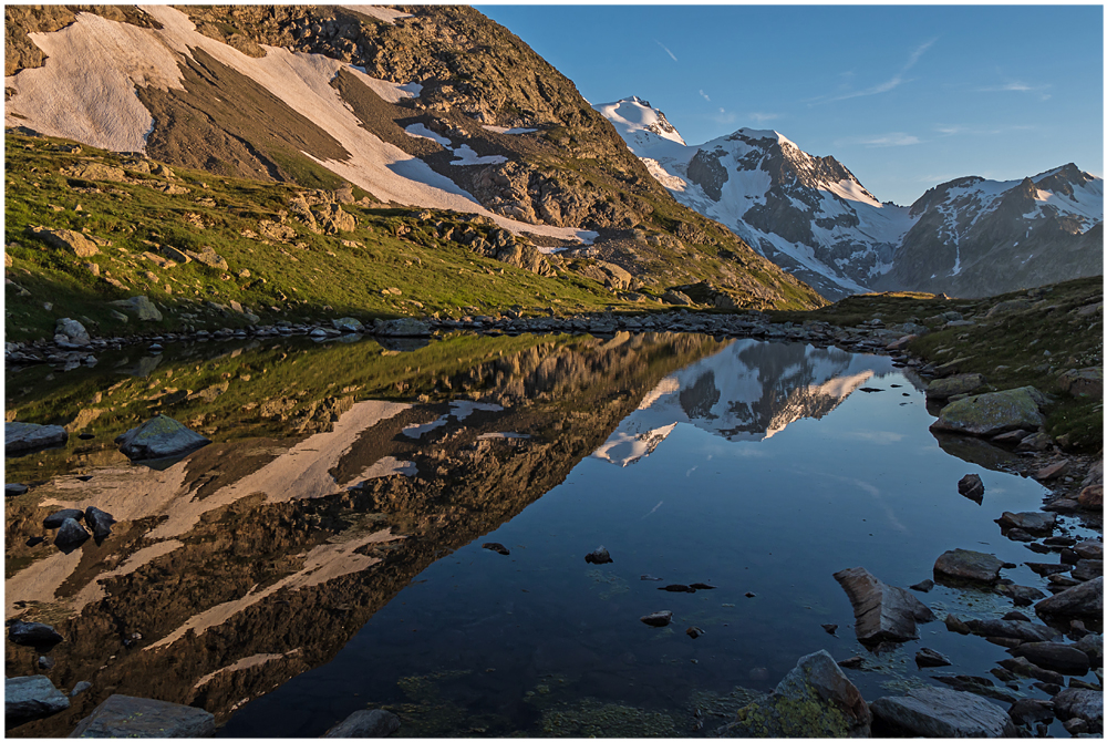 Spiegelung am Sustenpass