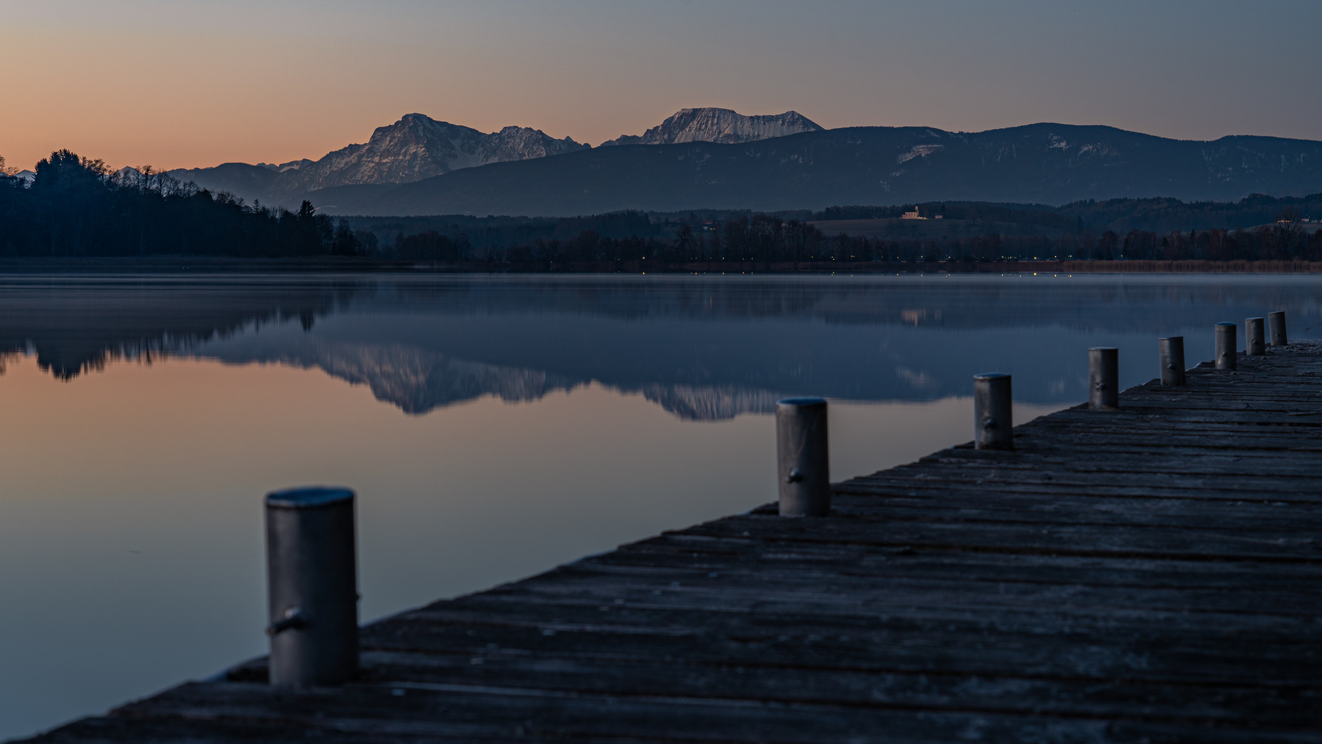 Spiegelung am Tachingersee