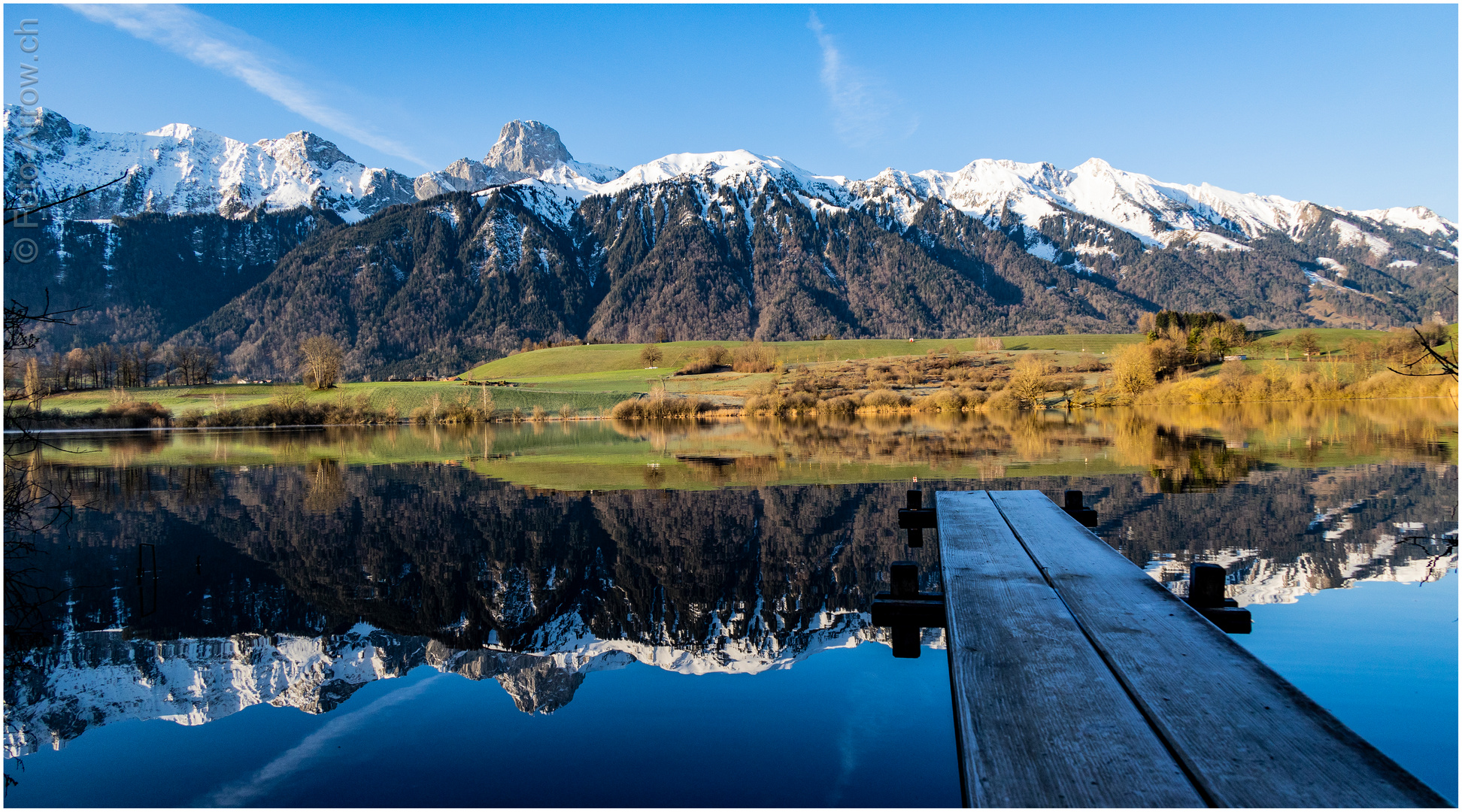 Spiegelung am Uebischisee