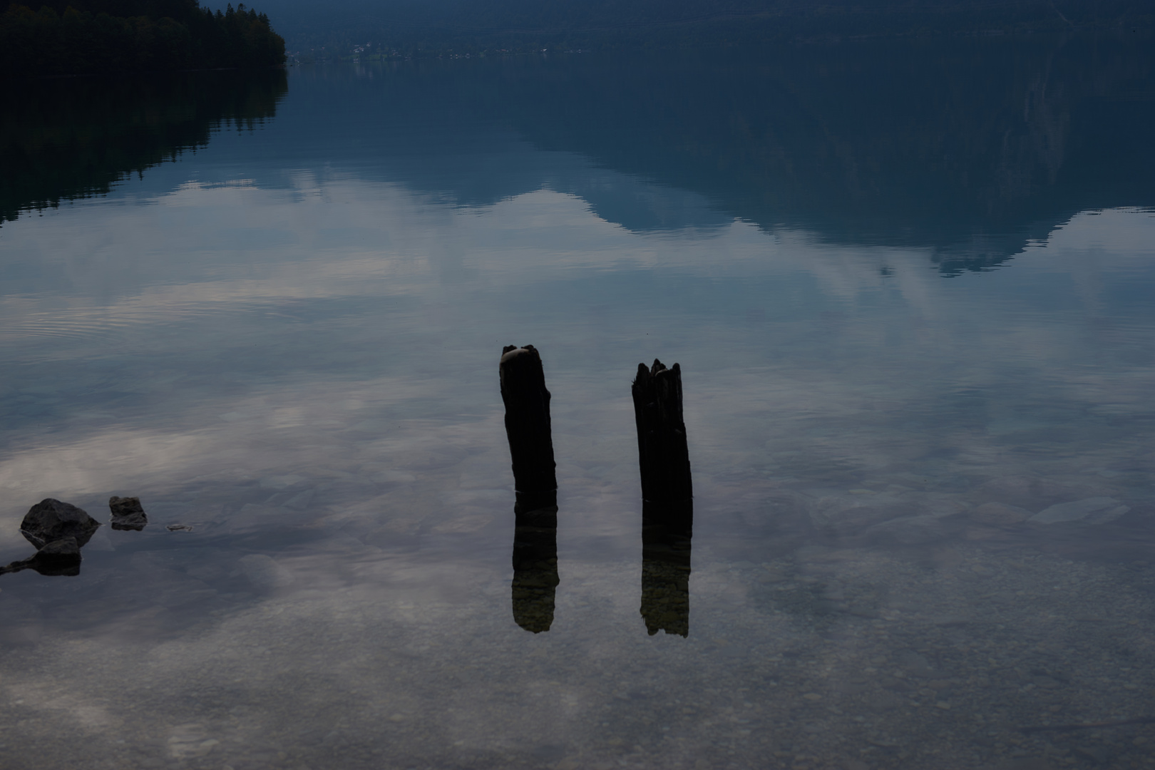 Spiegelung am Walchensee