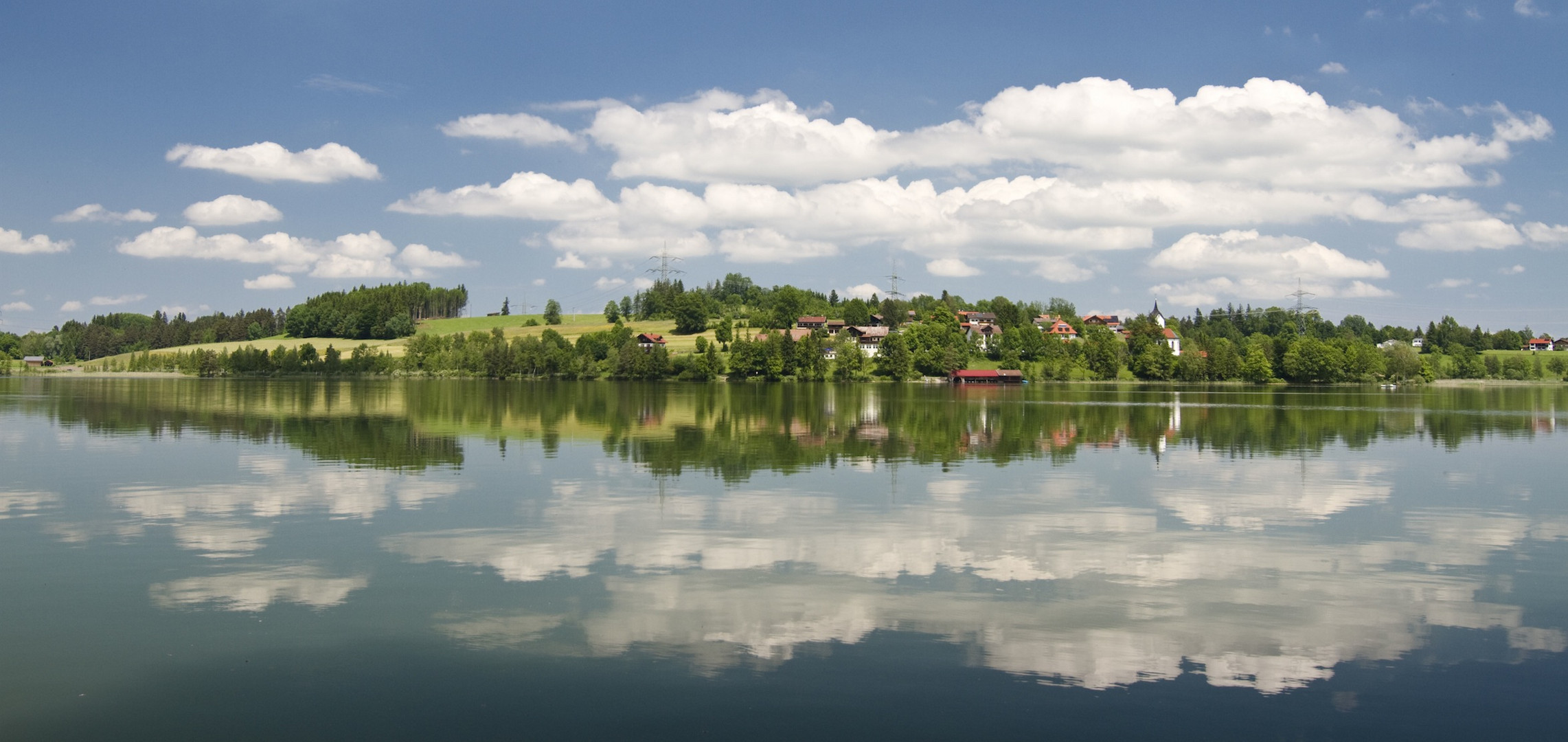 Spiegelung am Weisensee 