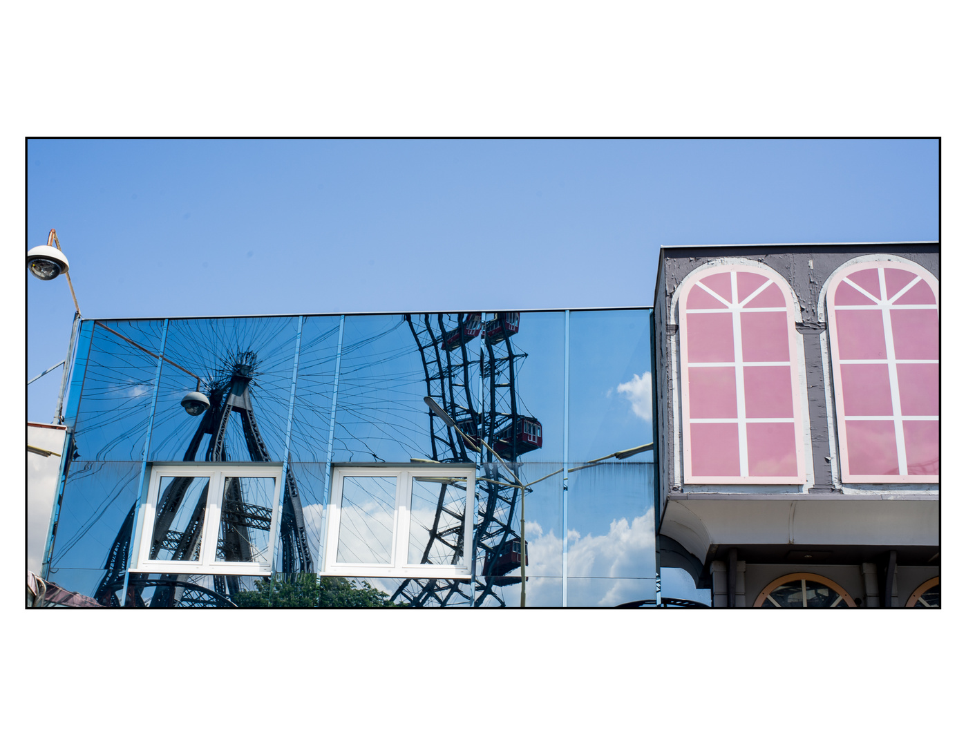 Spiegelung am Wiener Prater