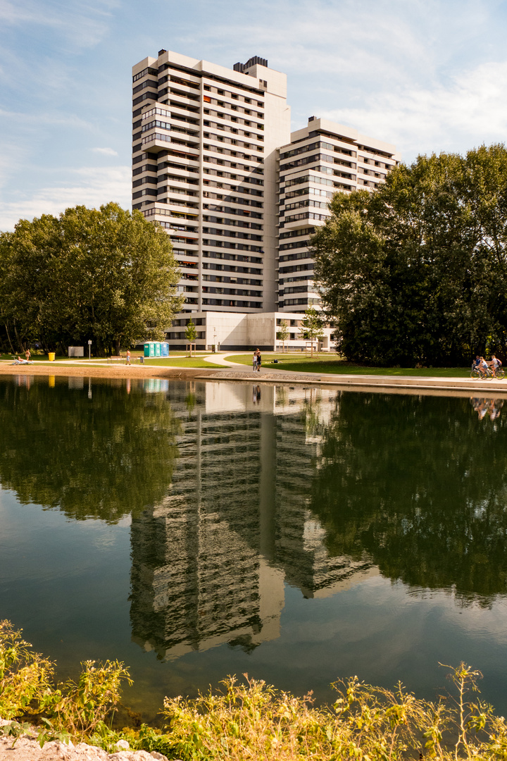 Spiegelung am Wöhrder See